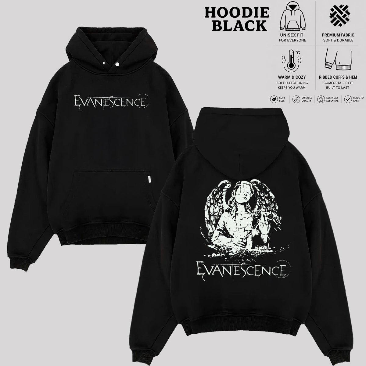 Evanescence Graphic T-Shirt & Hoodie