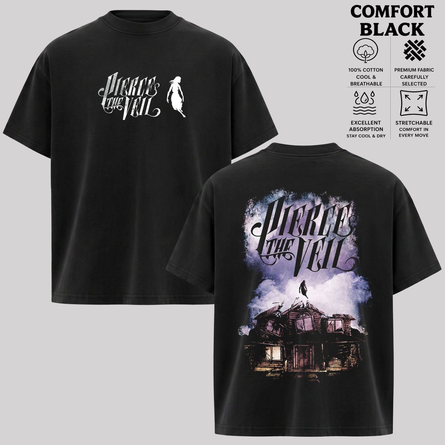 Pierce the Veil House Graphic T-Shirt & Hoodie