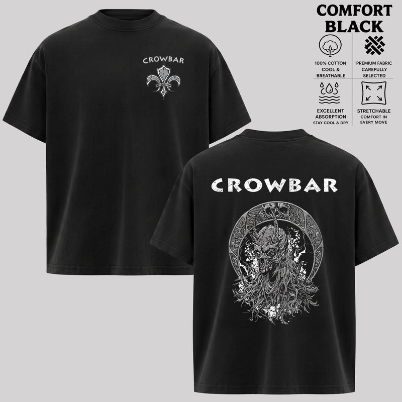 Crowbar Demon Fleur De Lis Graphic T-Shirt & Hoodie