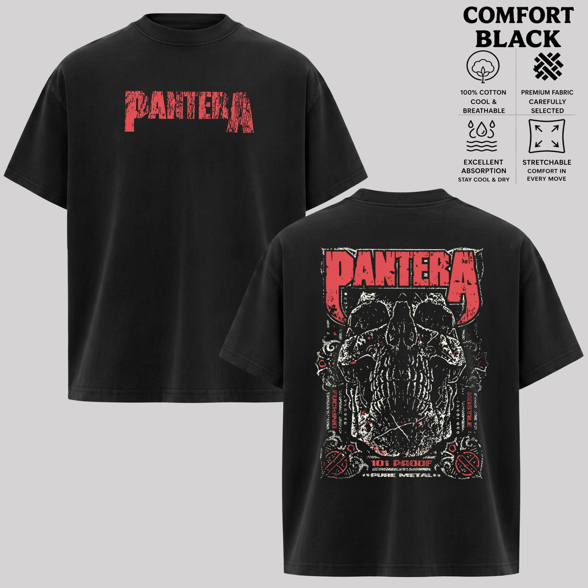 Pantera Skull Graphic T-Shirt & hoodie