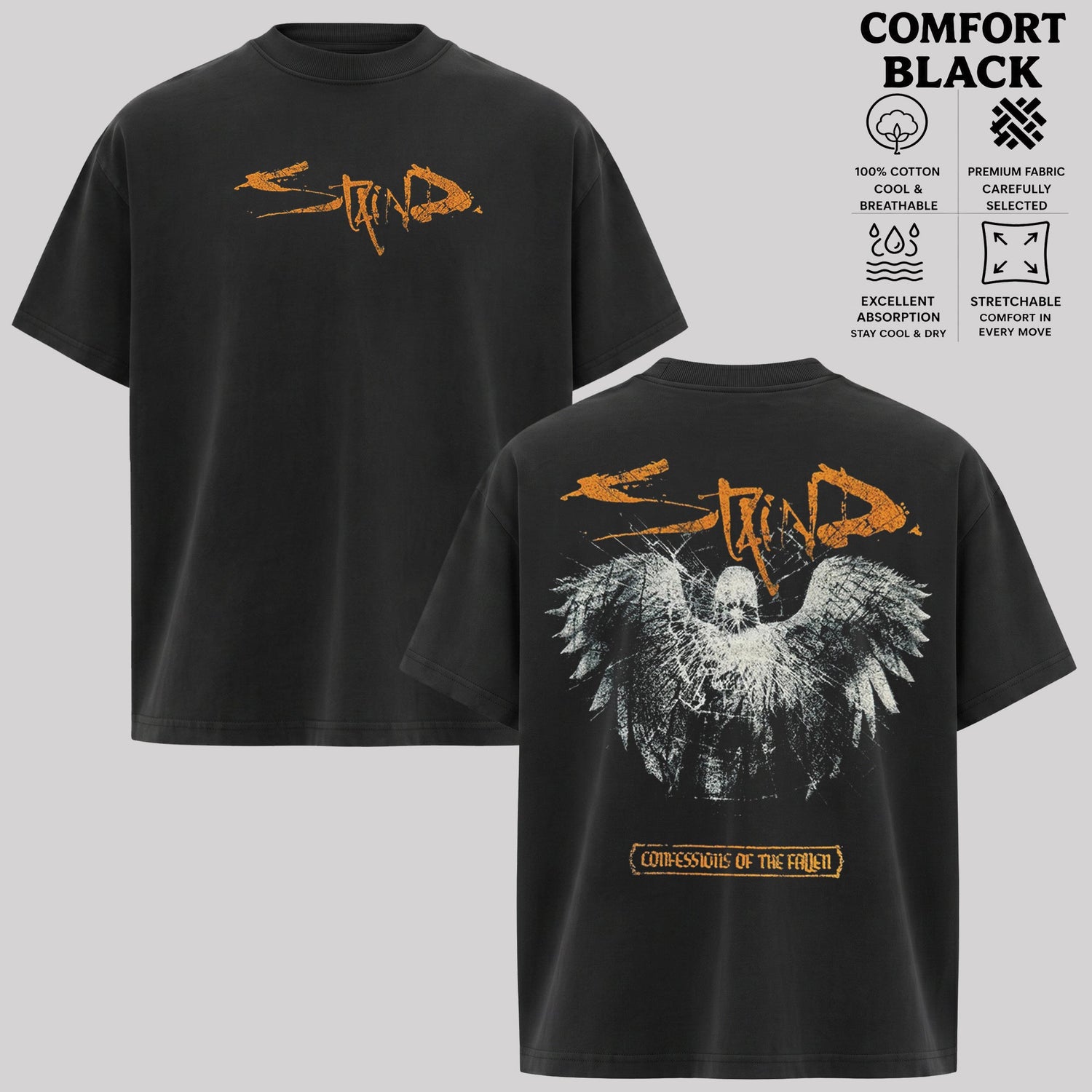 Retro Staind Confessions of the Fallen Album T-Shirt & Hoodie