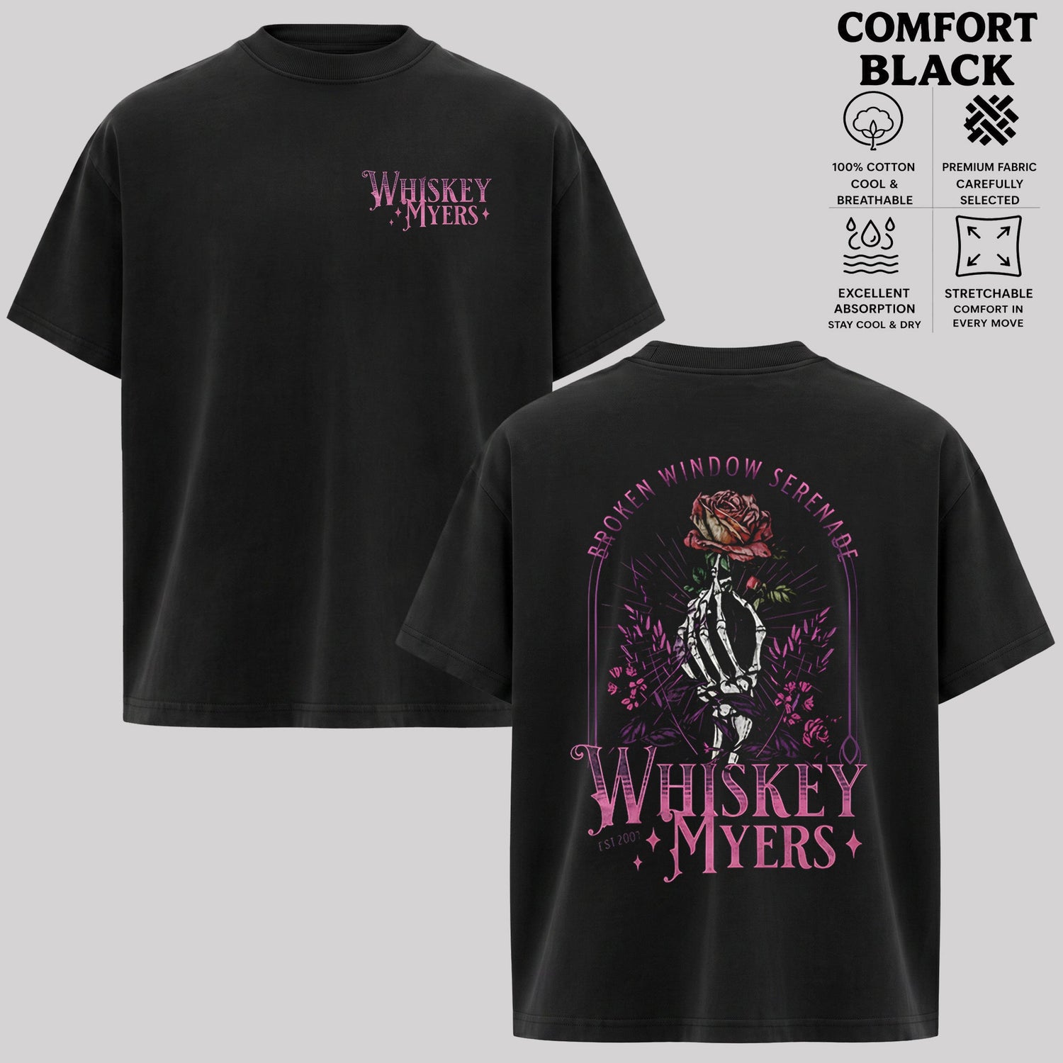 Whiskey Myers Graphic T-Shirt & Hoodie