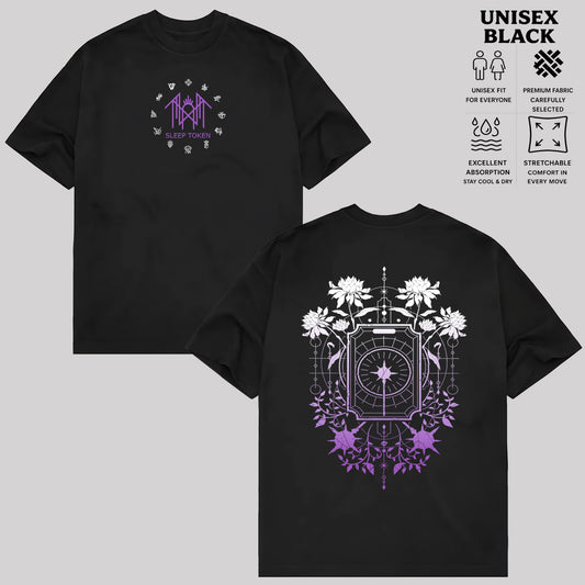 Sleep Token Celestial Sigil Floral Graphic T-Shirt & Hoodie