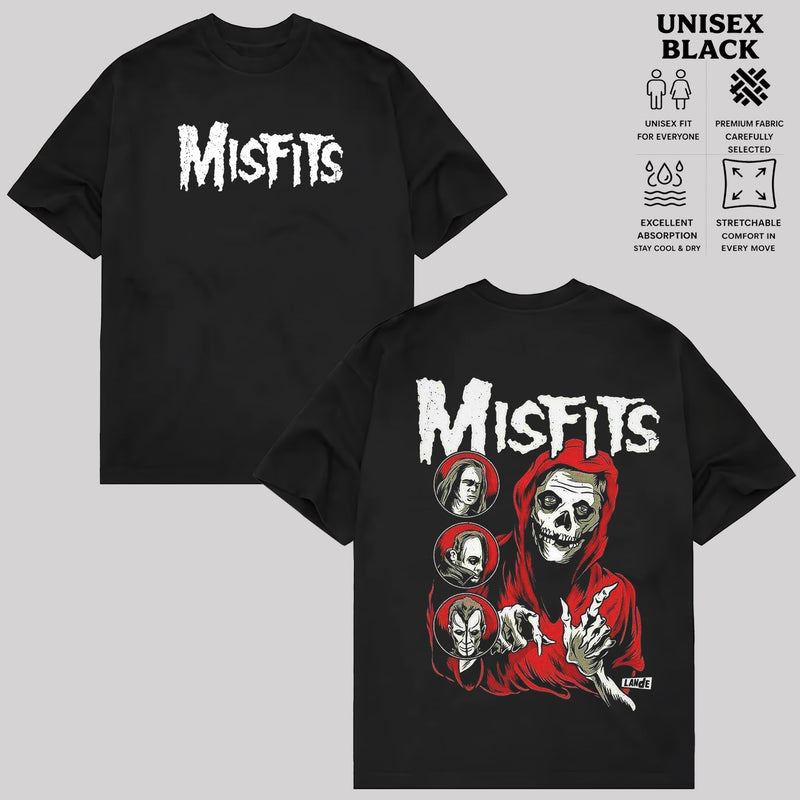 Vintage Misfits Band Shirt & Hoodie, Punk Rock Graphic Tee